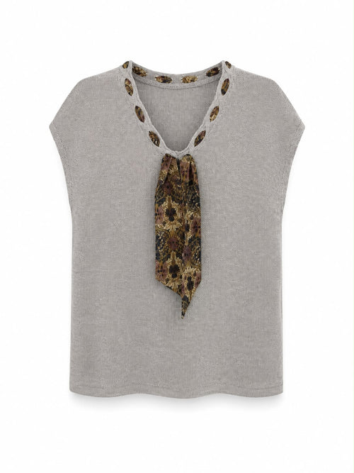 Aveline Ribbon Knit Top