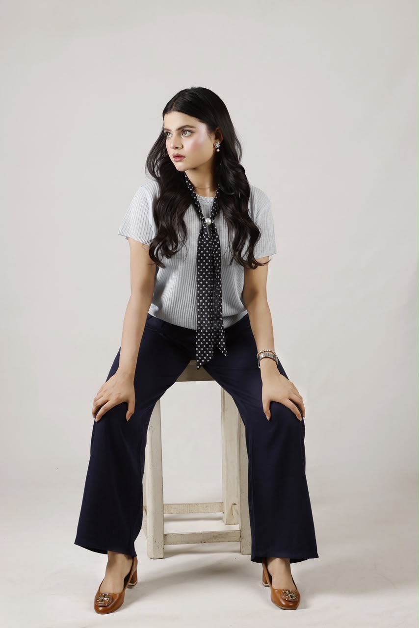 Monroe Tie Knit Top