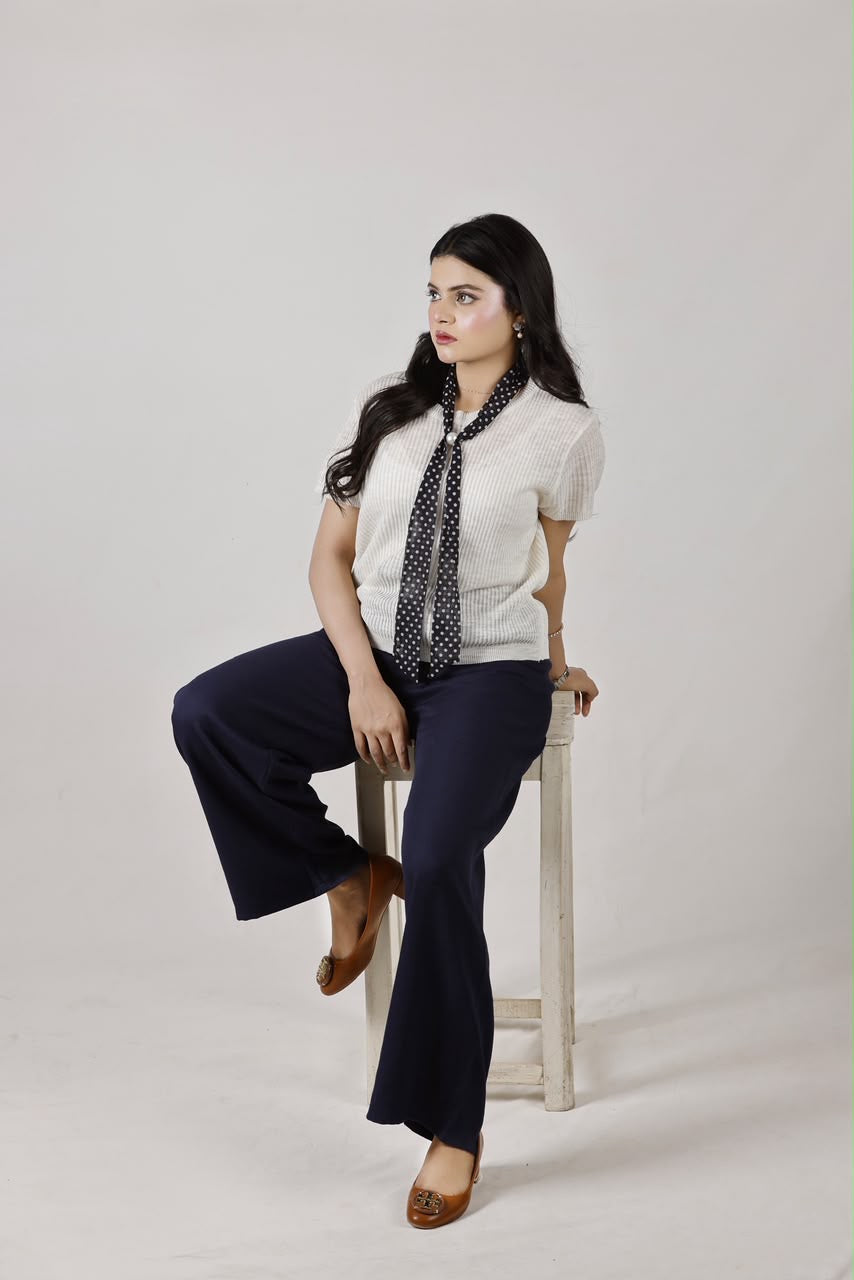 Monroe Tie Knit Top