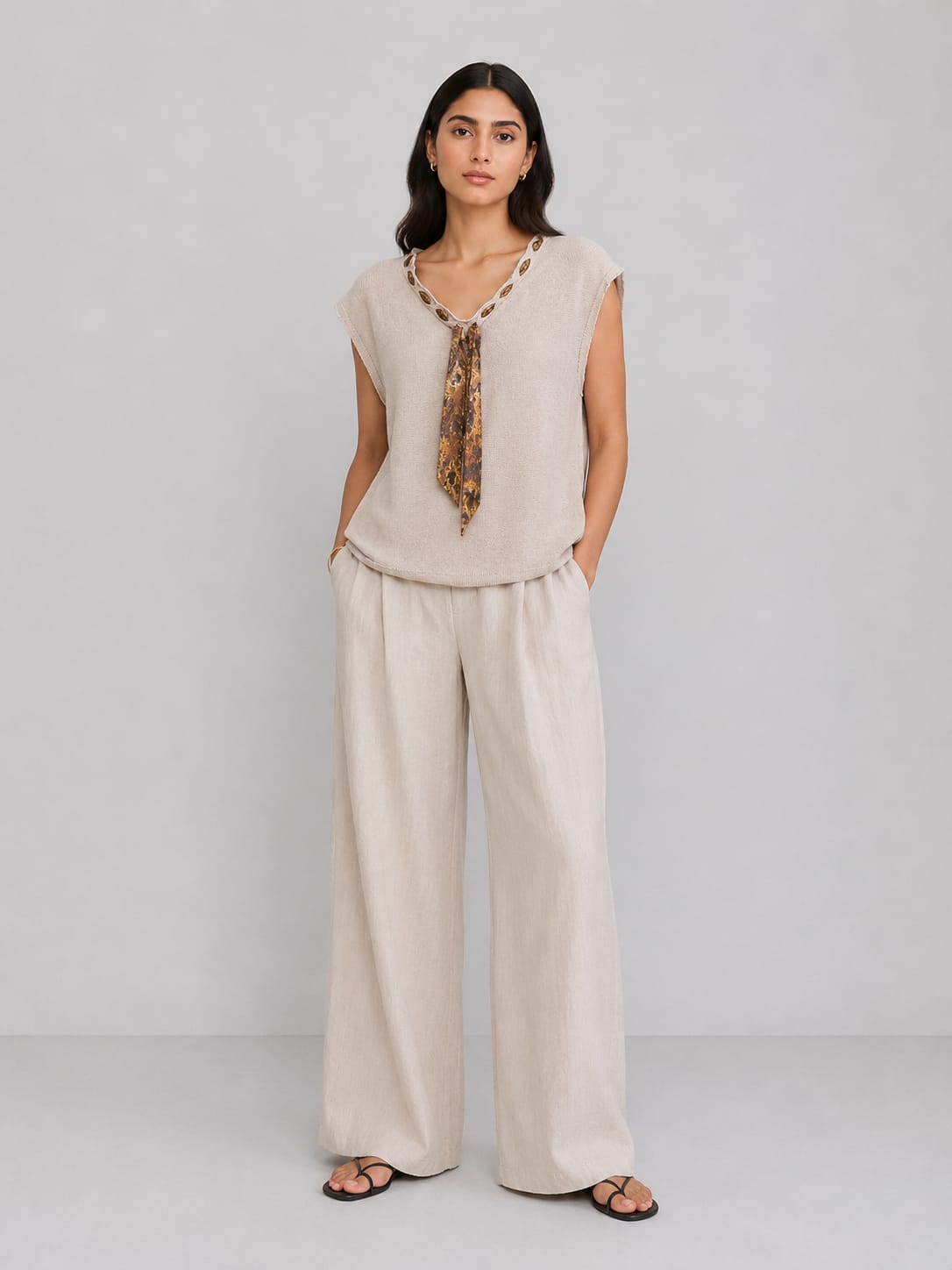Aveline Ribbon Knit Top