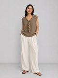 Aveline Ribbon Knit Top