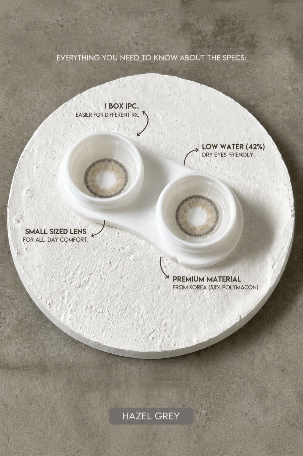 Hazel Gray lens